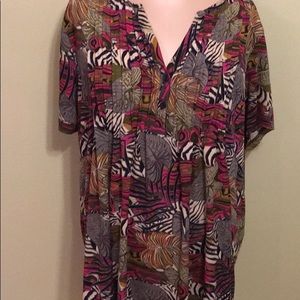 Blouse simply aster size 4x